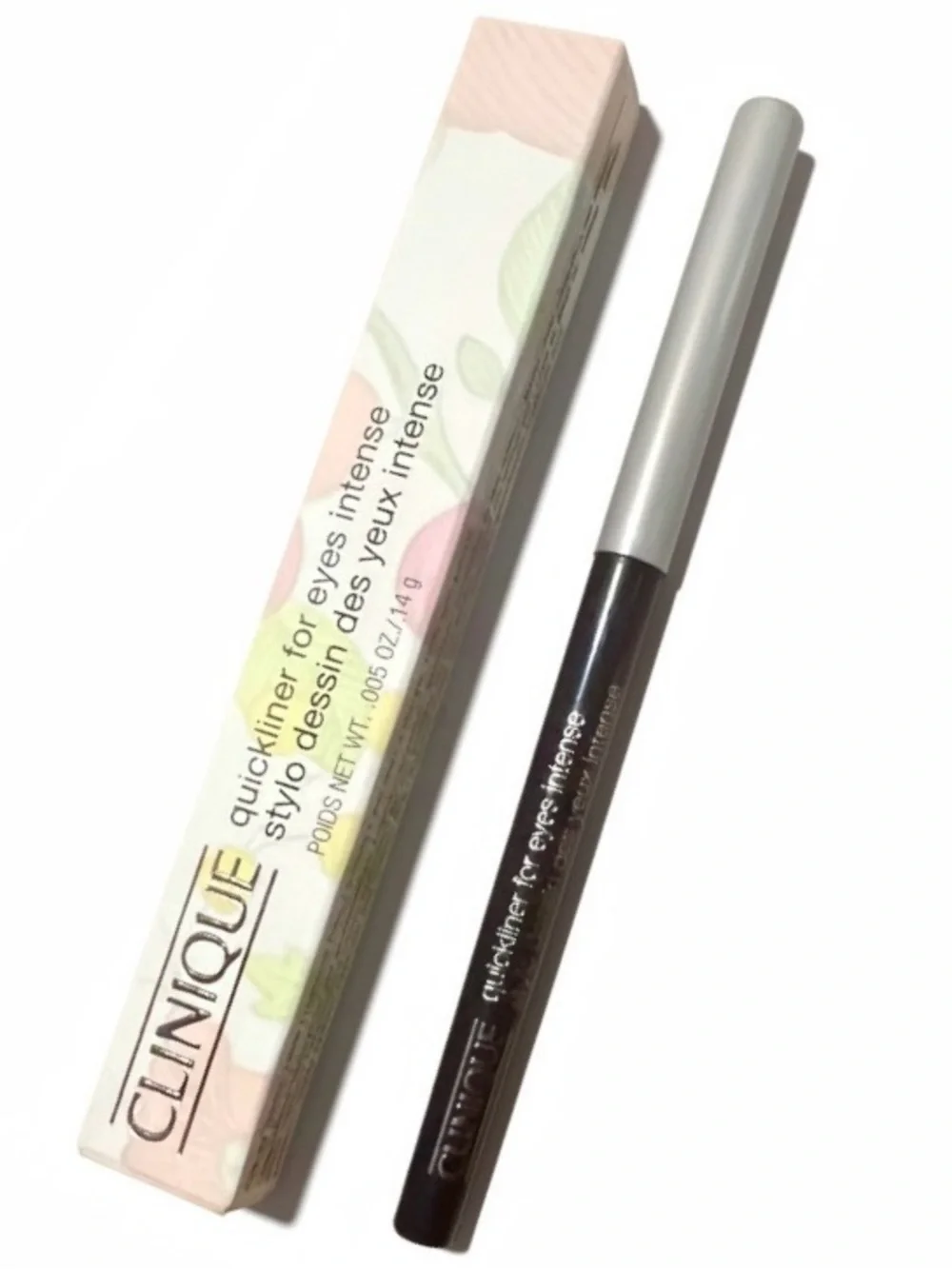 CLINIQUE Quickliner For Eyes 01 Intense Black Eyeliner 0.05 oz/0.14g NIB